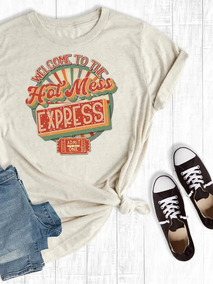 Hot Mess Express Tee~ Only Small, 2XL