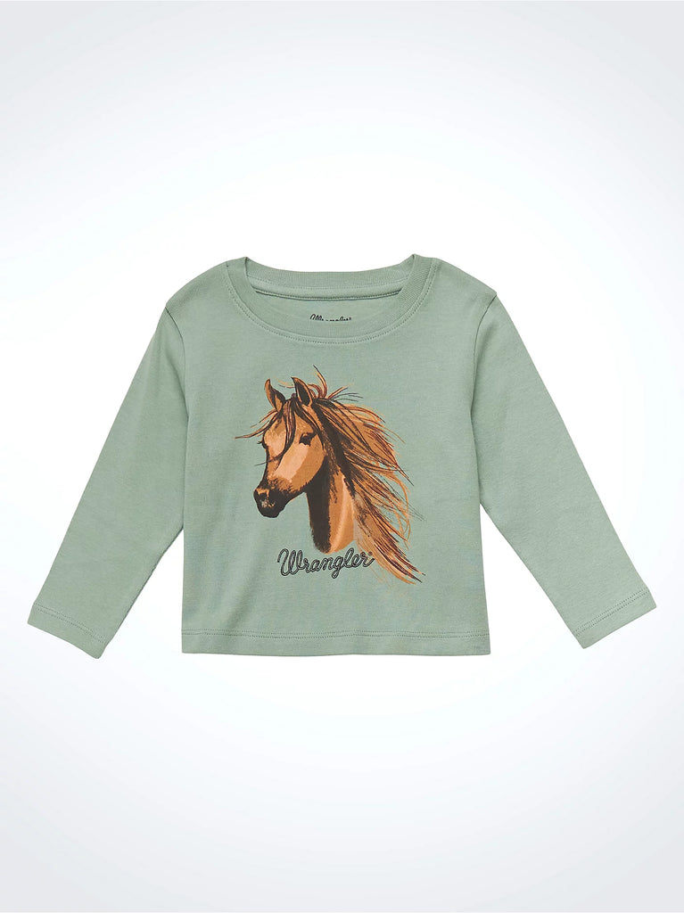 Wrangler Baby Girl Shirt ~ Green