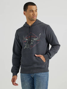 Load image into Gallery viewer, Steerhead Wrangler Hoodie ~ Washed Black