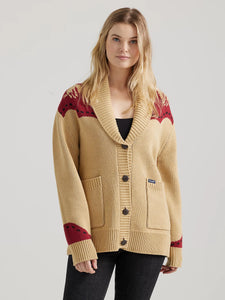 Load image into Gallery viewer, Long Live Cowboys Cardigan by Wrangler