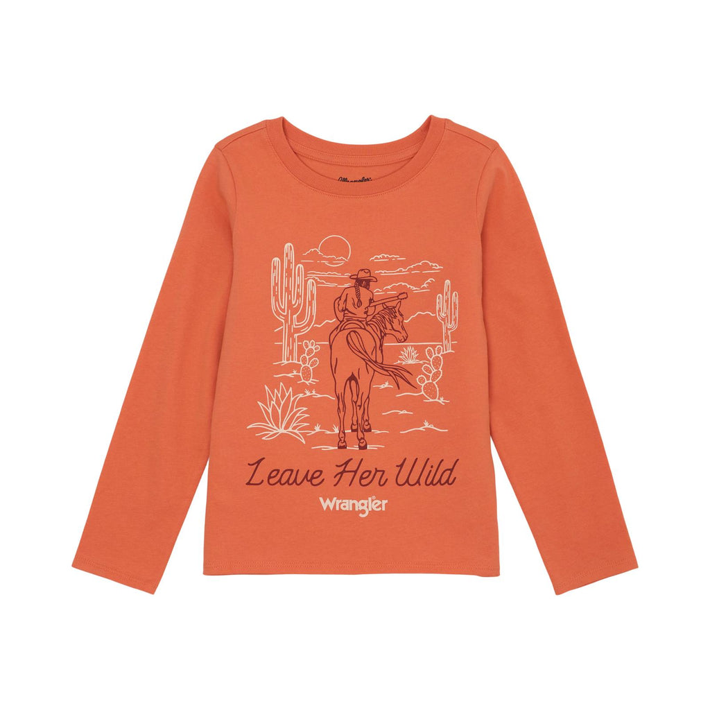 Girl's "Leave Her Wild" Tee by Wrangler