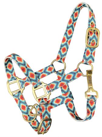 Nylon Halters ~ Aztec ~ Foal/Mini - Henderson's Western Store