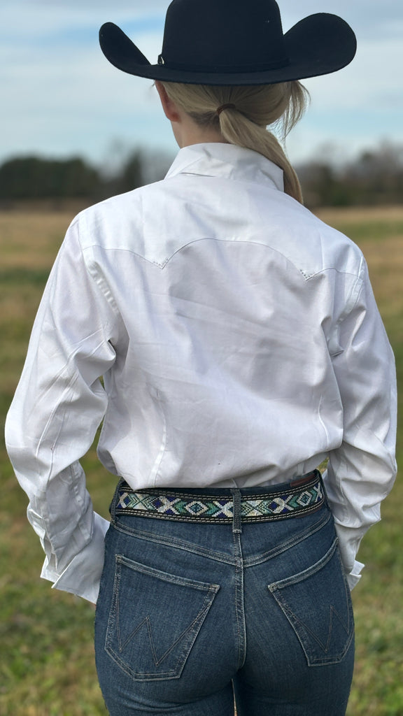 Sateen Solid Shirts ~ White