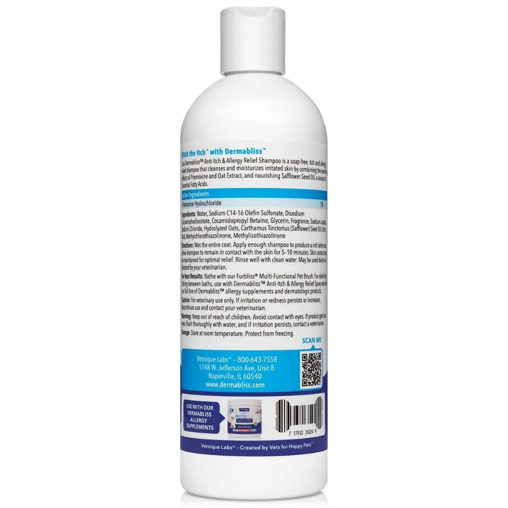 Anti-Itch & Allergy Relief Medicated Pet Shampoo