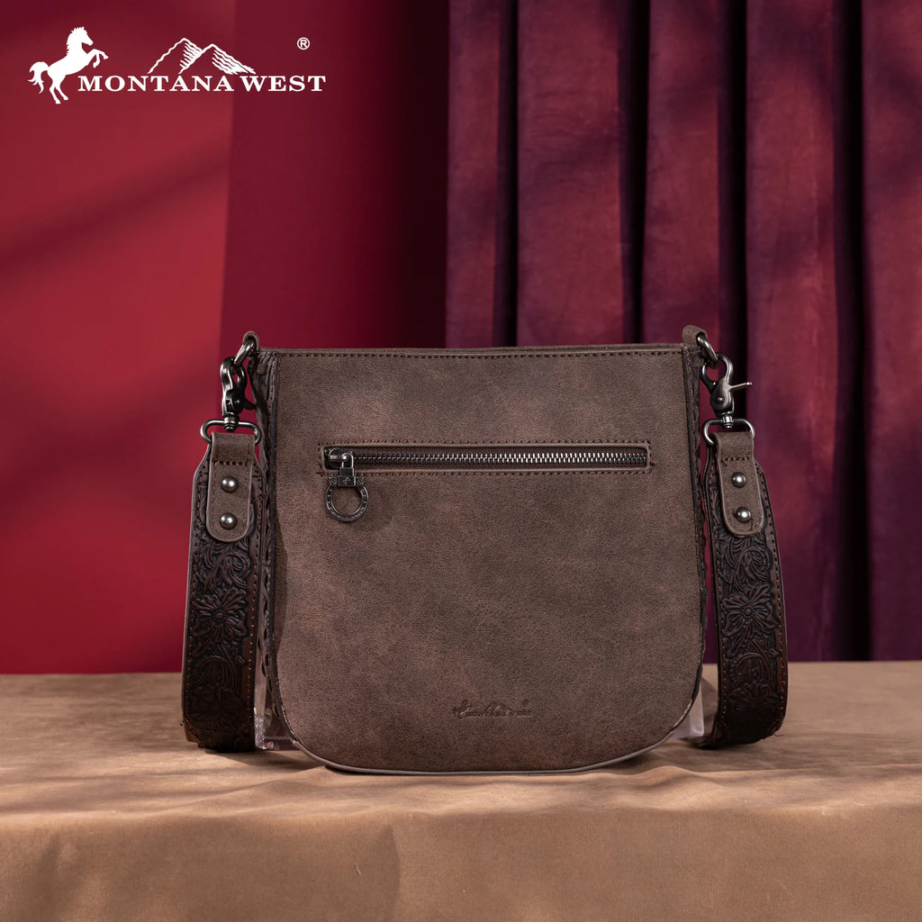 MW Tooled Crossbody ~ Coffee