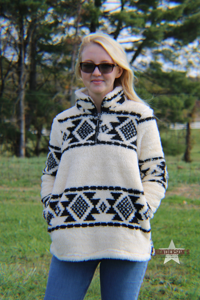 Ladies Roper Aztec Sherpa