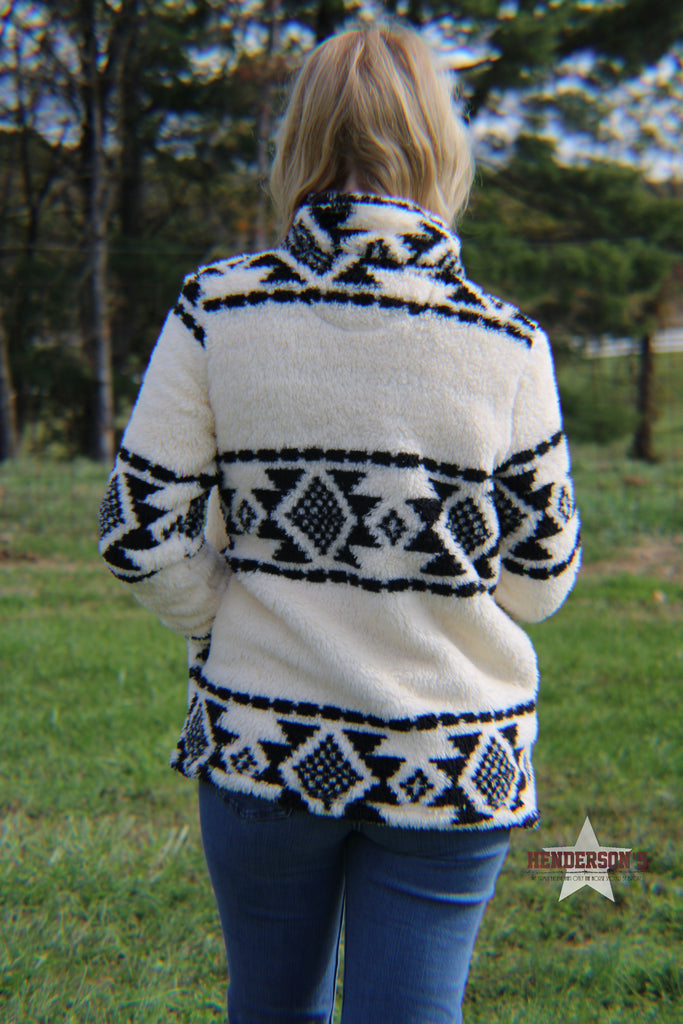 Ladies Roper Aztec Sherpa