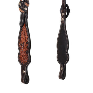 Load image into Gallery viewer, Petal and Leaf One Ear Headstall