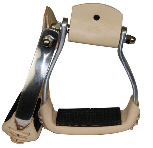 Angled Aluminum  Stirrup - Henderson's Western Store