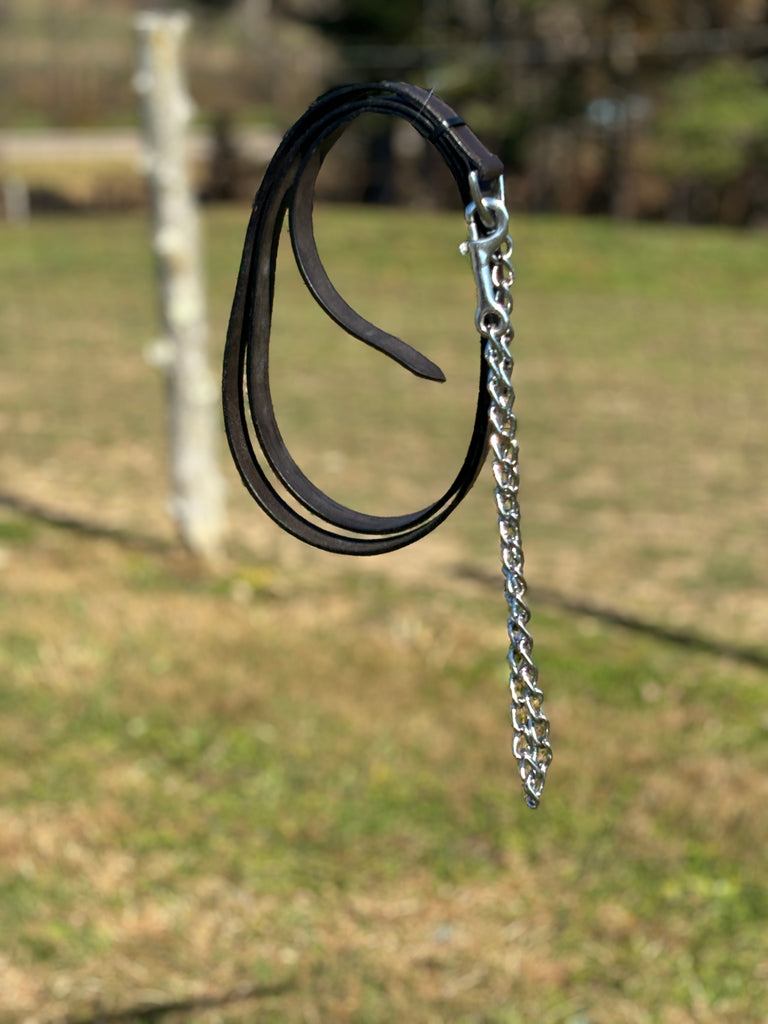 Leather Lead W/Chain