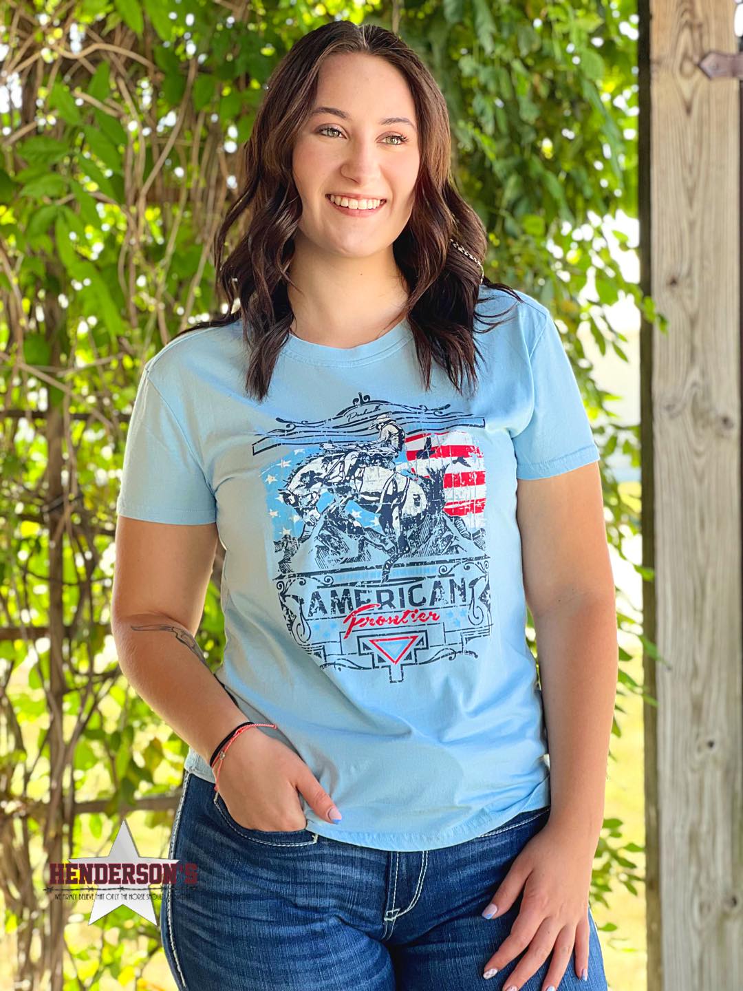 Ladies American Frontier Tee by Panhandle