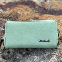 MW Cut-Out Wallet ~ Green - Henderson's Western Store