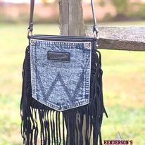 Load image into Gallery viewer, Wrangler Denim Pocket Crossbody - Henderson&#39;s Western Store