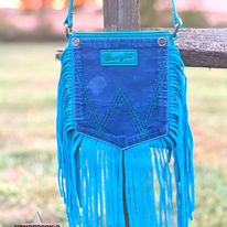 Load image into Gallery viewer, Wrangler Denim Pocket Crossbody - Henderson&#39;s Western Store