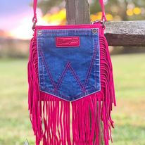 Load image into Gallery viewer, Wrangler Denim Pocket Crossbody - Henderson&#39;s Western Store