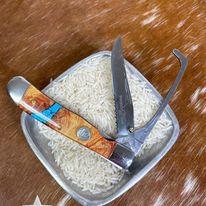 Whiskey Bent Knife ~ Hoof Pick ~ Turquoise River - Henderson's Western Store