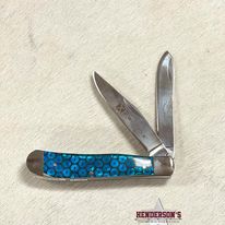 Twisted X Knife ~ Turquoise Sequin - Henderson's Western Store