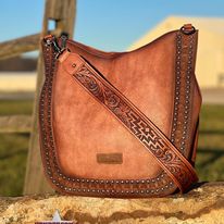 Load image into Gallery viewer, Wrangler Oversize Hobo ~ Brown - Henderson&#39;s Western Store