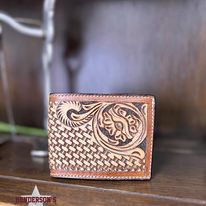 Rodeo Wallet ~ Basketweave - Henderson's Western Store