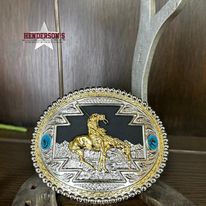 End of Trail Belt Buckle - Henderson's Western Store