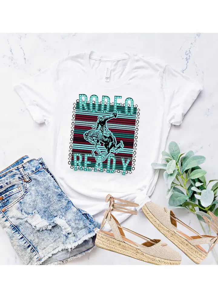 Rodeo Ready Tee~ Only Medium, XL