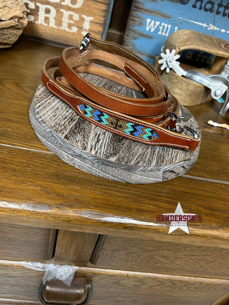 Beaded Inlay Dog Leash~Cross - Henderson's Western Store