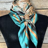 Rodeo Drive Wild Rags/Scarf ~ Emerald Gold