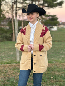 Load image into Gallery viewer, Long Live Cowboys Cardigan by Wrangler