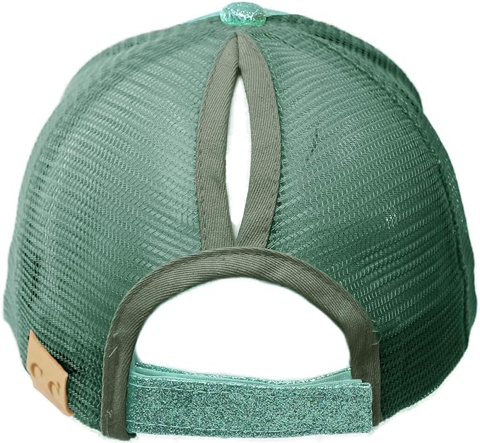 C.C Youth Glitter Pony Cap ~ Mint - Henderson's Western Store