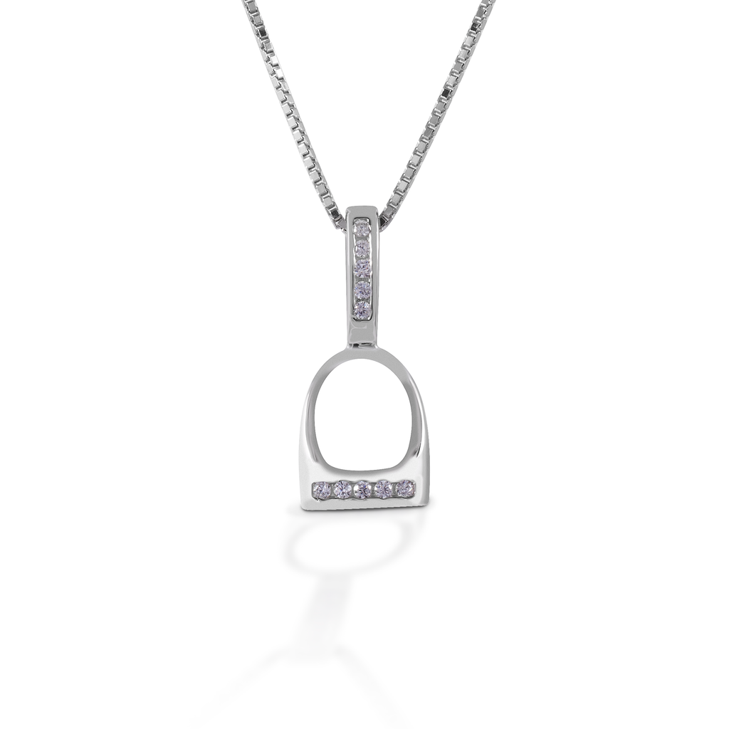 Kelly Herd Stirrup Necklace