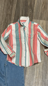 Load image into Gallery viewer, Girl&#39;s Wrangler Western Shirt