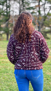 Load image into Gallery viewer, Wrangler Retro Western Print Hoodie