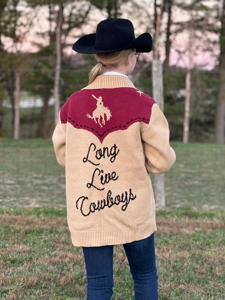 Long Live Cowboys Cardigan by Wrangler