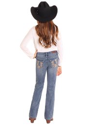 Horseshoe Embroidered Jeans by Rock & Roll