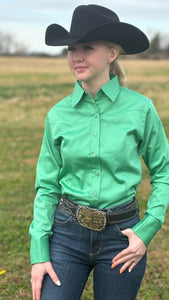 Load image into Gallery viewer, Sateen Solid Shirts ~ Apple Green