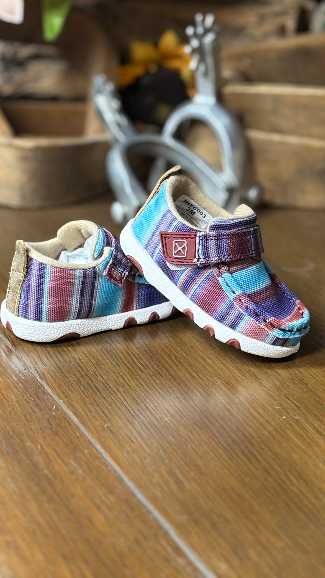 Infant Hooey Twisted X ~ Blue Serape