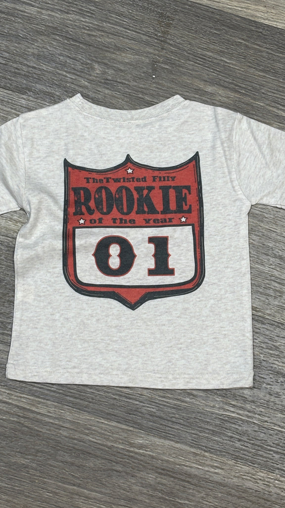 Rookie Of The Year Rodeo Back Number Tee