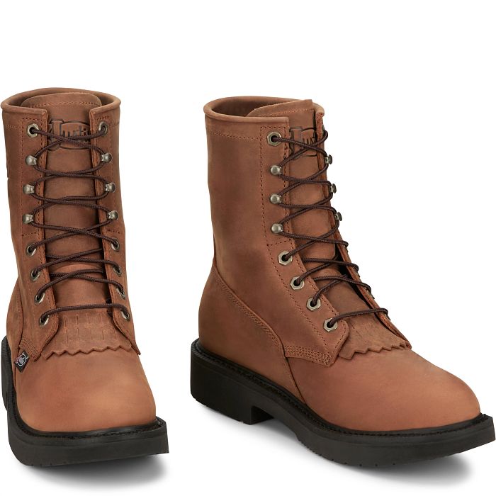 lace up rubber work boots