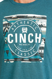 Load image into Gallery viewer, Men&#39;s Cinch Logo Tee ~ Teal