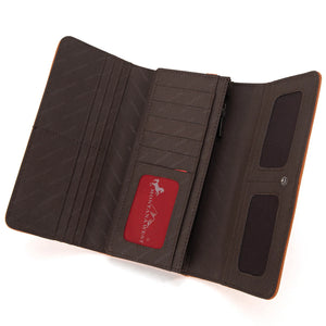 Load image into Gallery viewer, MW Tooled Wallet ~ Coffee