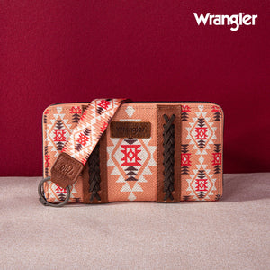 Load image into Gallery viewer, Wrangler Southwest Wallet ~ Orange - Henderson&#39;s Western Store