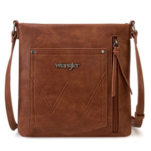 Load image into Gallery viewer, Wrangler Braided Concealed Carry Crossbody~Brown