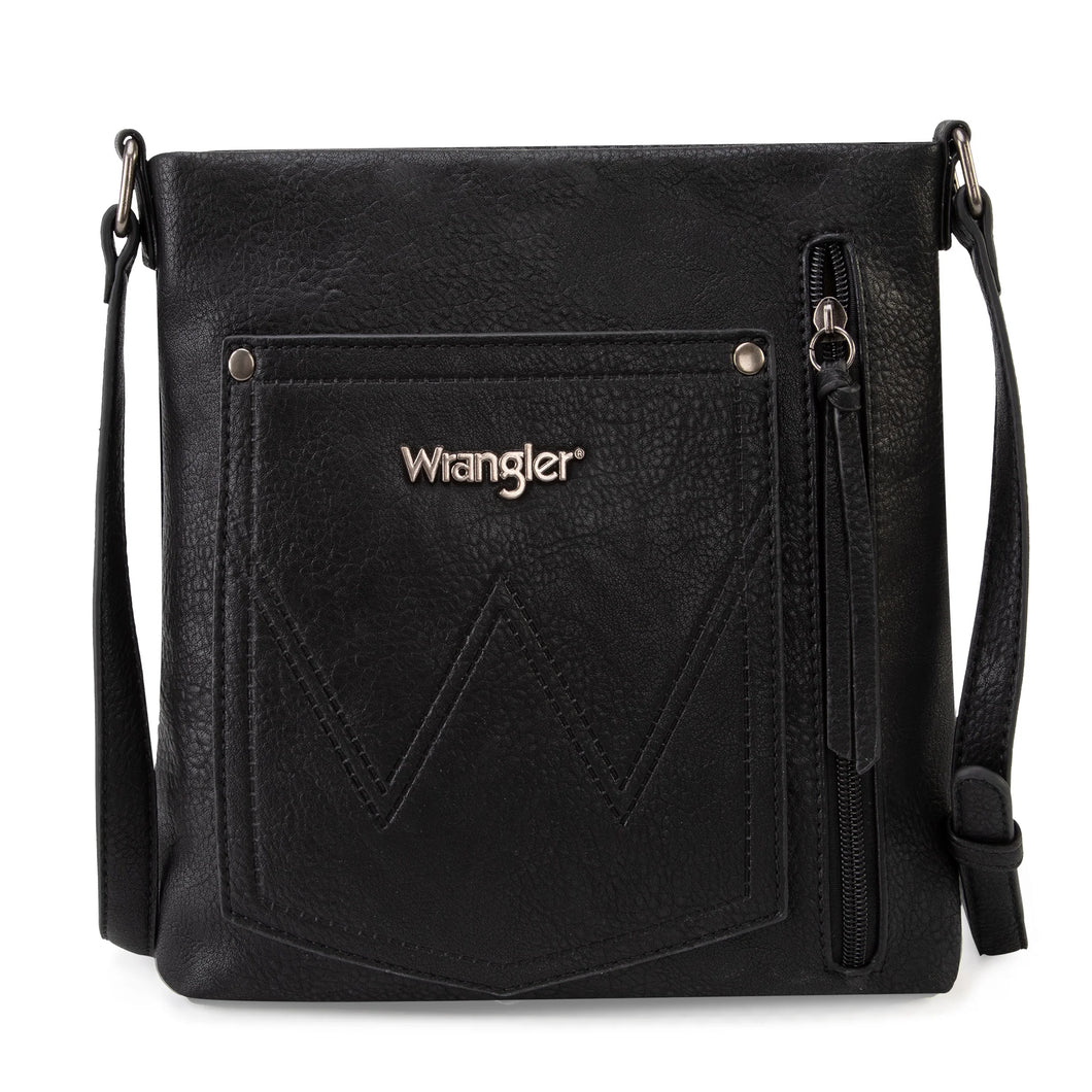 Wrangler Braided Concealed Carry Crossbody~Black