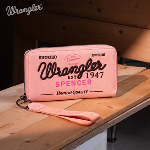 Load image into Gallery viewer, Vintage Wrangler Canvas Wallet ~ Pink