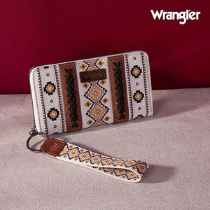 Load image into Gallery viewer, Wrangler Southwest Wallet ~ Cream