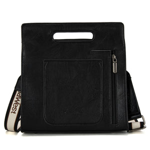 Load image into Gallery viewer, MW Fringe Tote/Crossbody ~ Black