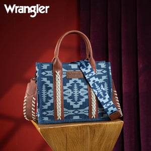 Load image into Gallery viewer, Wrangler Southwest Canvas Tote ~ Jean