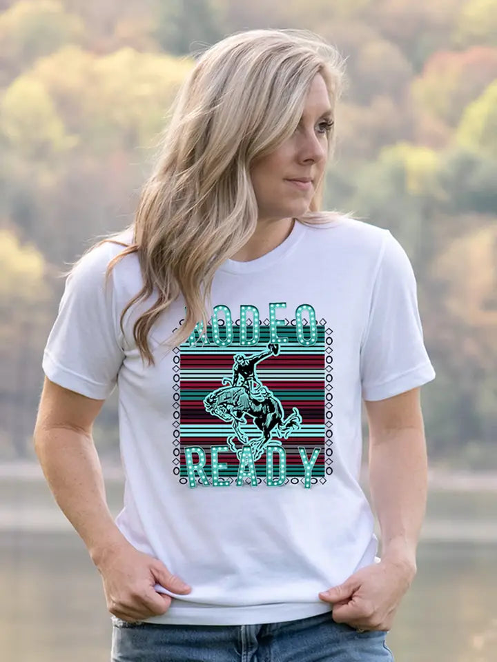 Rodeo Ready Tee~ Only Medium, XL