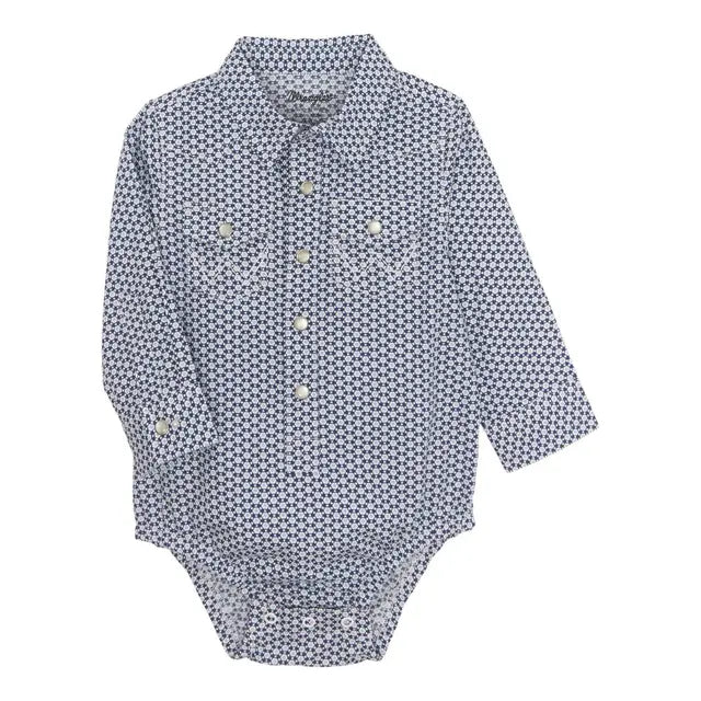 Wrangler Baby Boy Onesie ~ Blue