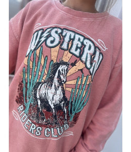 Load image into Gallery viewer, Western Riders Pullover By Rock &amp; Roll